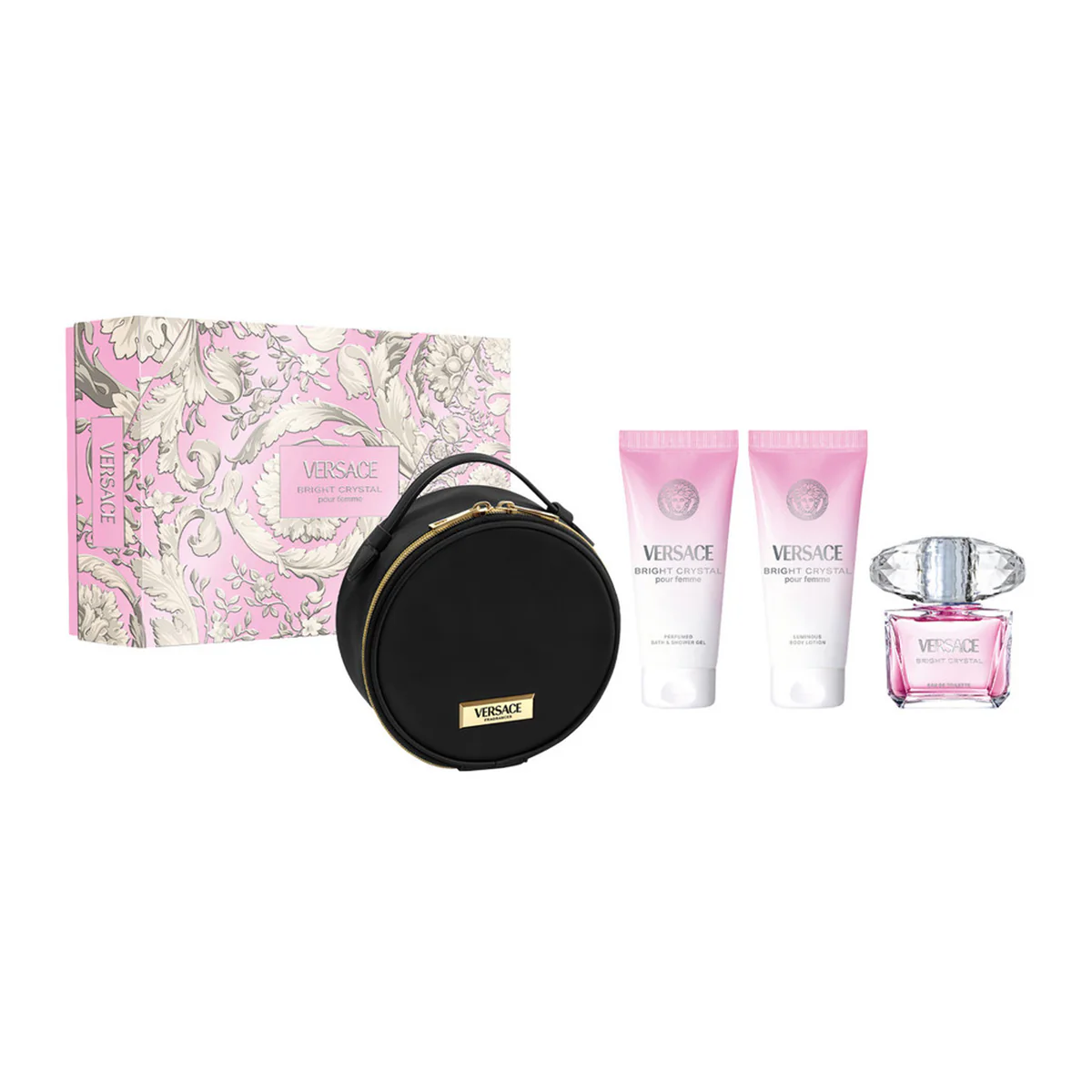 VERSACE BRIGHT CRISTAL COF 90ML+3PCS