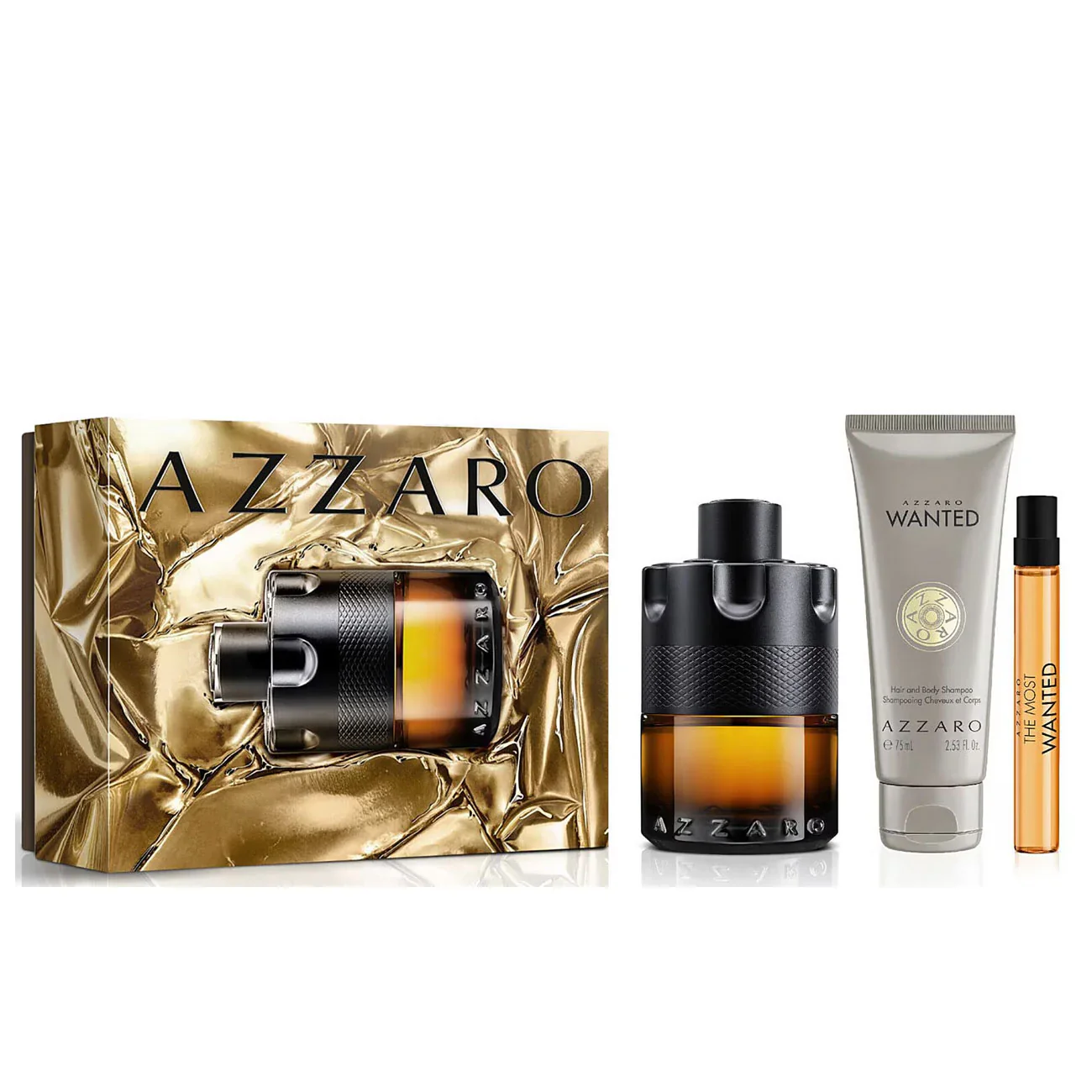 AZZARO WANTED MOST PARF.100ML+MINI+HS
