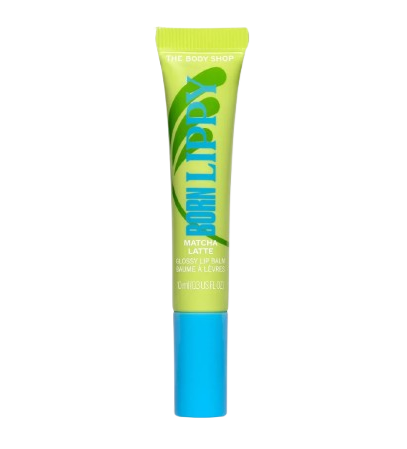 THE BODY SHOP  LIP BALM BORN MATCHA LATTE GLOSSY