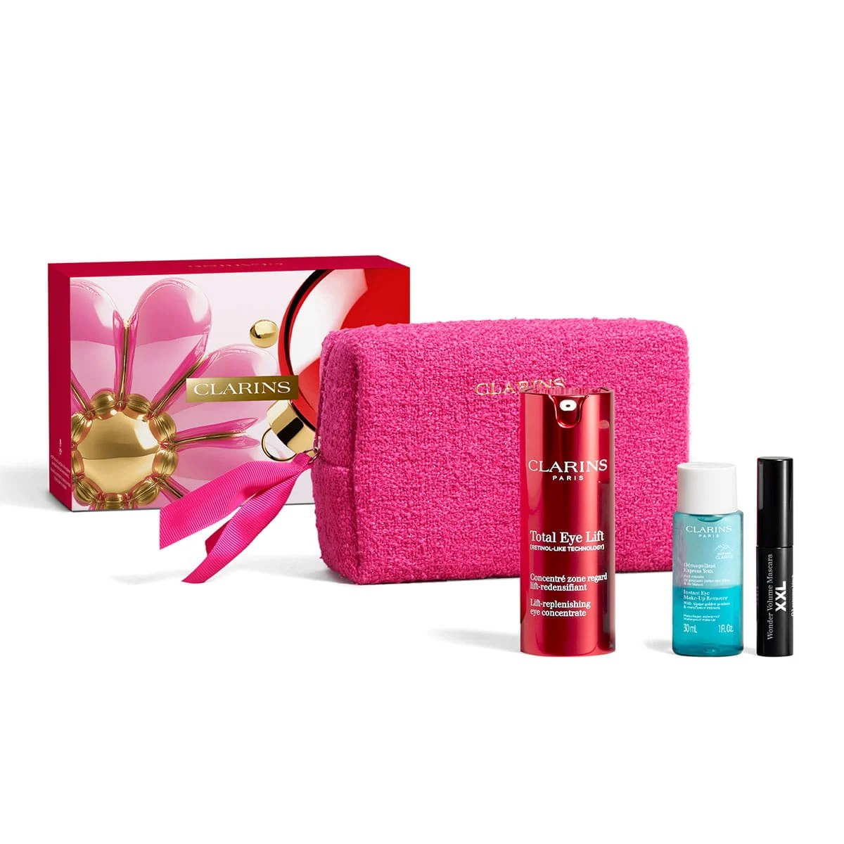 CLARINS VP TOTAL EYE LIFT(+MINI EXPRESS YEUX 30ML+MINI XXL MASCARA)A4