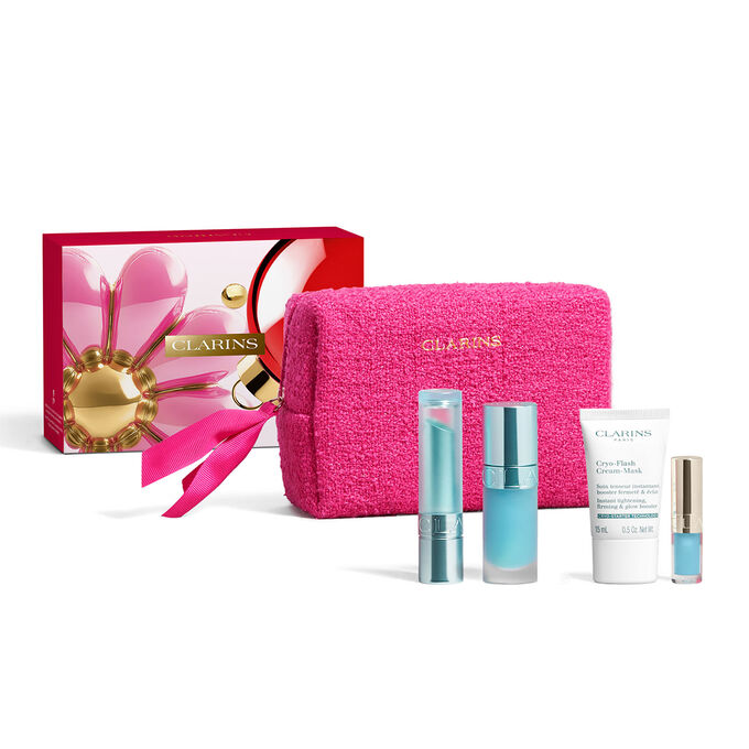 CLARINS VP CRYO COLL CRYO LIP BALM+CRYO LIP OIL(+MINI CRYO MASK 15ML+MINI LIP OIL CRYO)A4